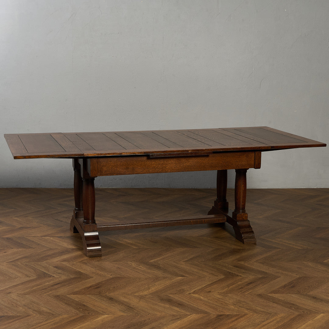 英国 クラシック ドローリーフ ロング ダイニングテーブル