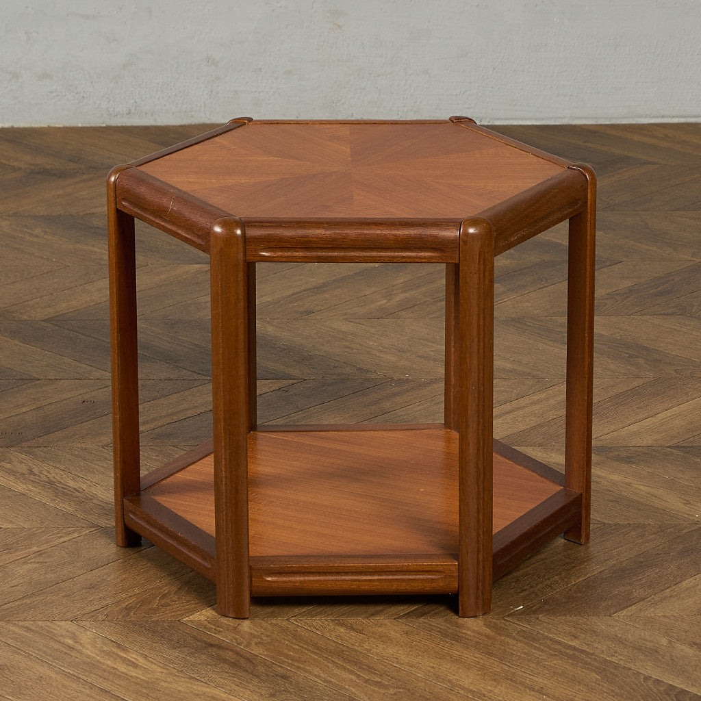 デンマーク ヴィンテージ ヘキサゴン コーヒーテーブル センターテーブル