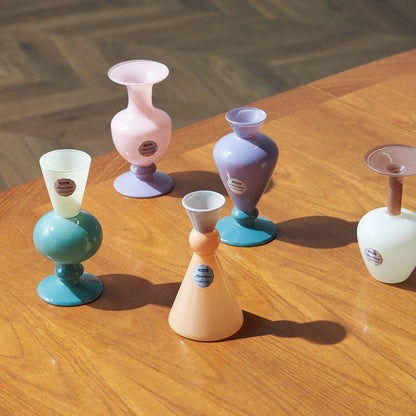 MINI VASE TWO TONE / Gray×Orange