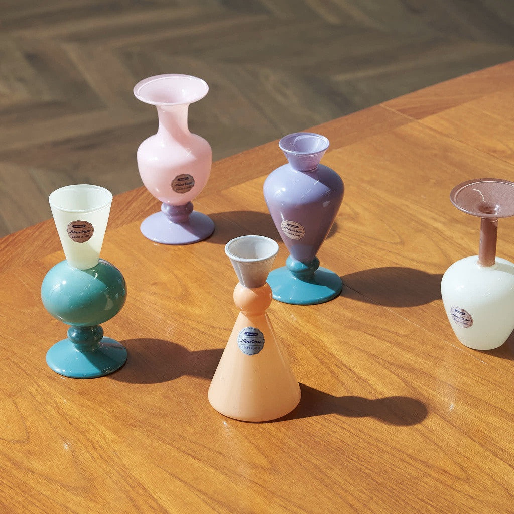 MINI VASE TWO TONE / Gray×Orange