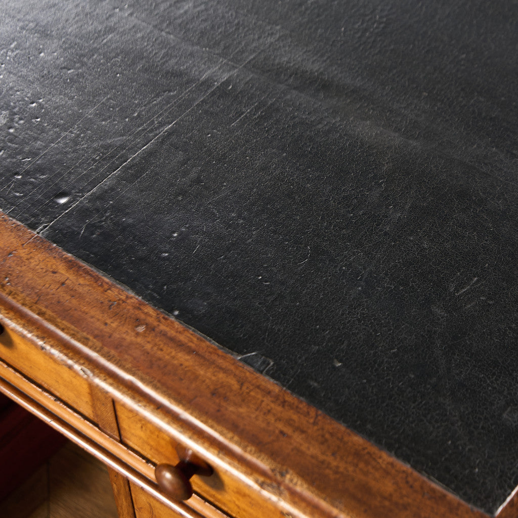 英国 アンティーク 両袖 デスク