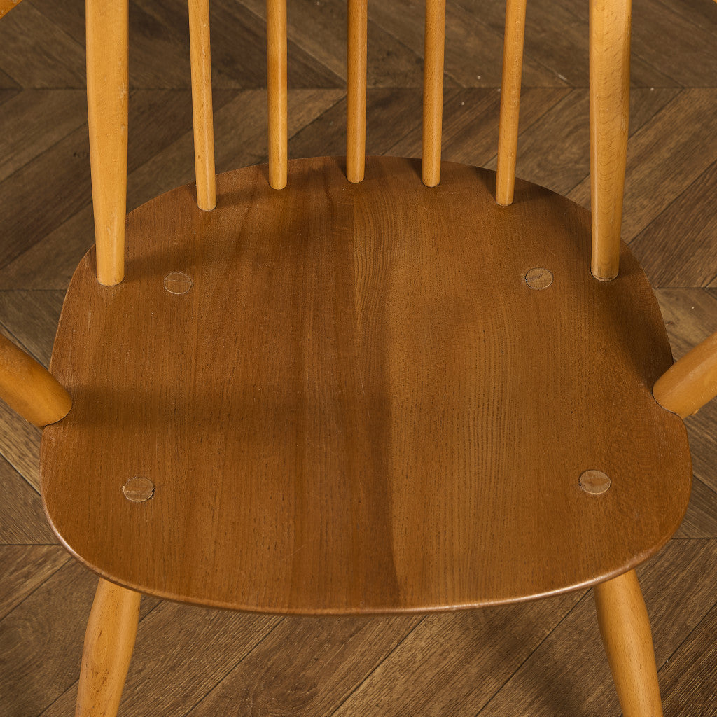 アーコール ERCOL ヴィンテージ クエーカー アームチェア ブルーラベル #89762