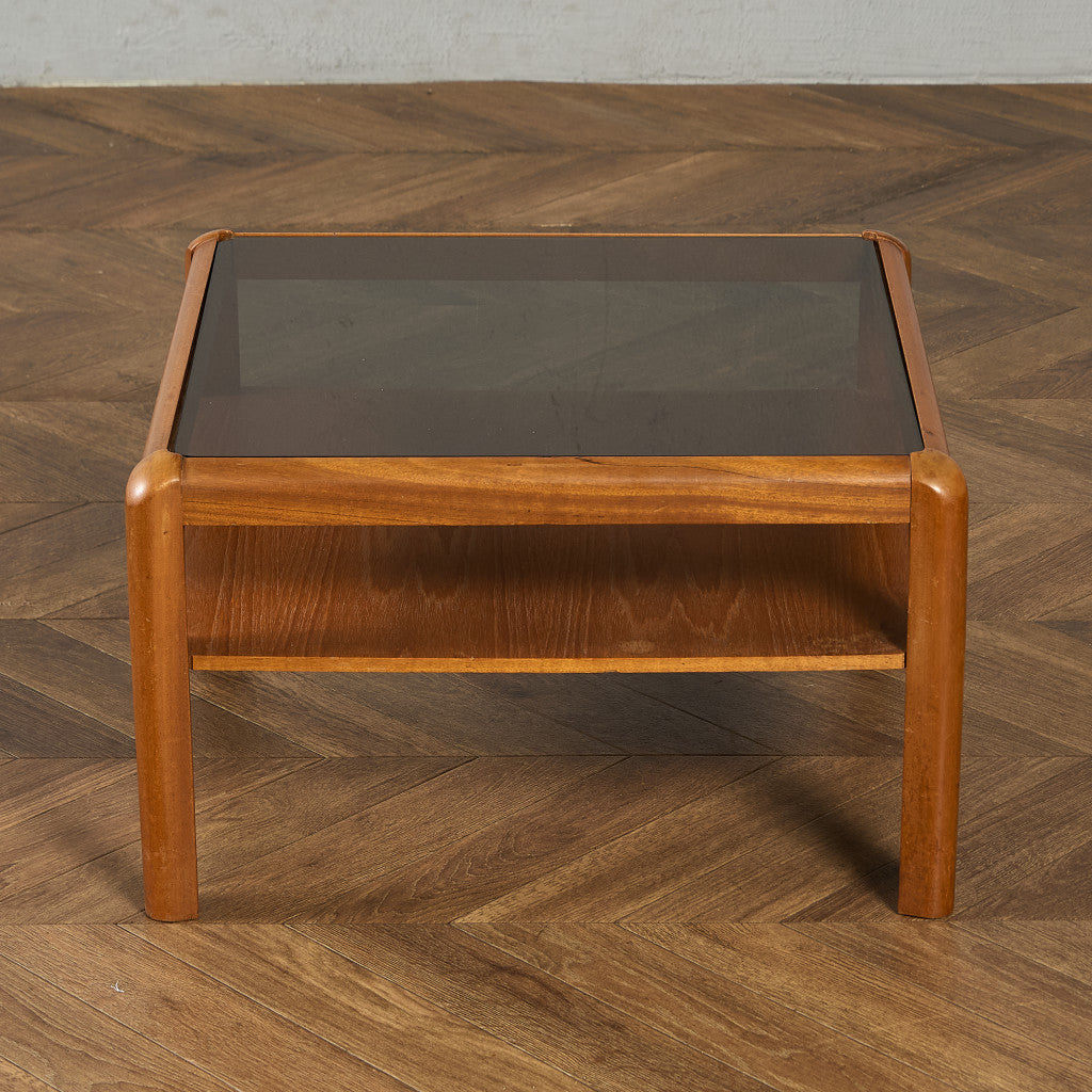 メイヤー myer ヴィンテージ スモーク ガラストップ コーヒーテーブル #91640