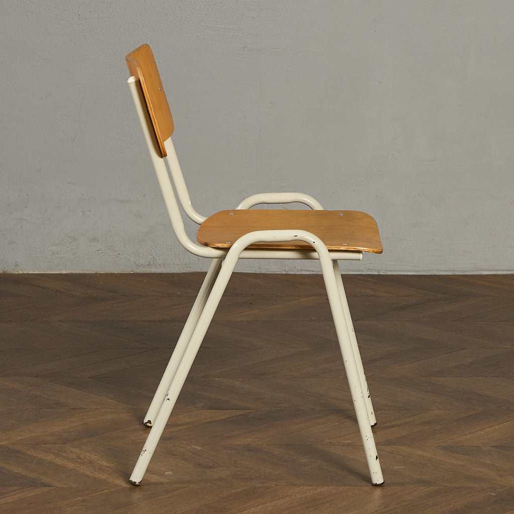 イギリス ヴィンテージ スタッキング スクールチェア