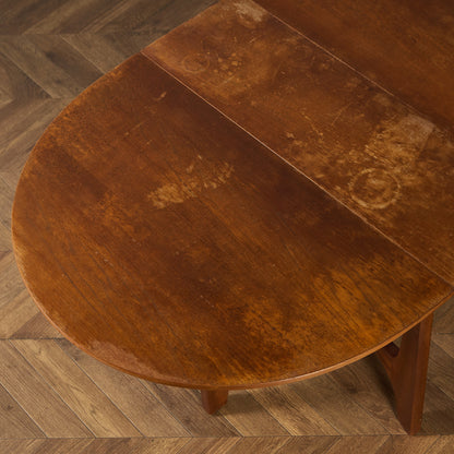 イギリス ヴィンテージ ドロップリーフ ゲートレッグテーブル