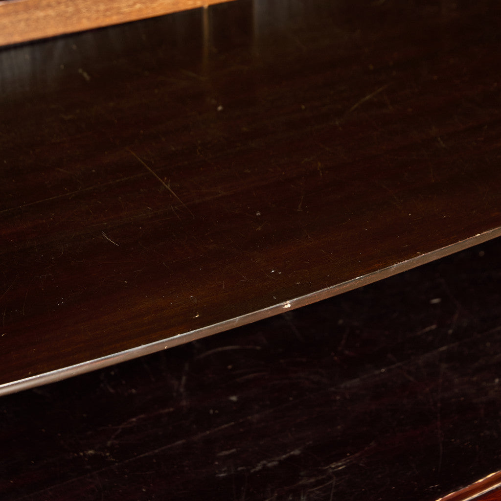 英国 アンティーク ビューロー ブックケース