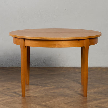 英国 ヴィンテージ エクステンション ラウンド ダイニングテーブル