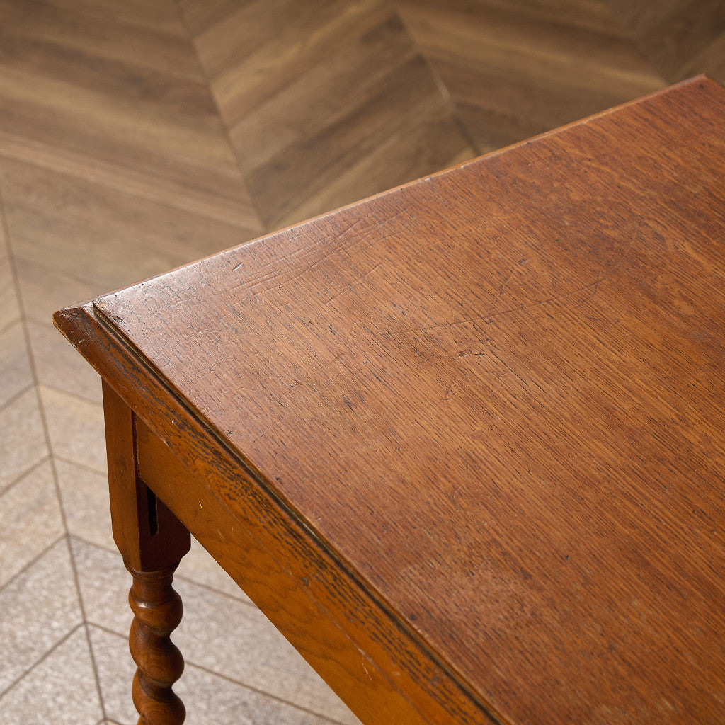 英国 クラシック バーリーシュガー ツイストレッグ サイドテーブル