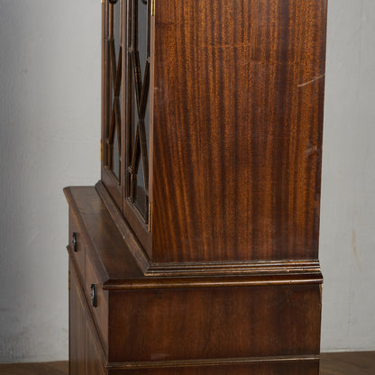 英国 クラシック エドワーディアン 様式 ブックケース カップボード