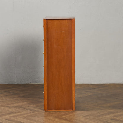 英国 ヴィンテージ 6段 トール チェスト