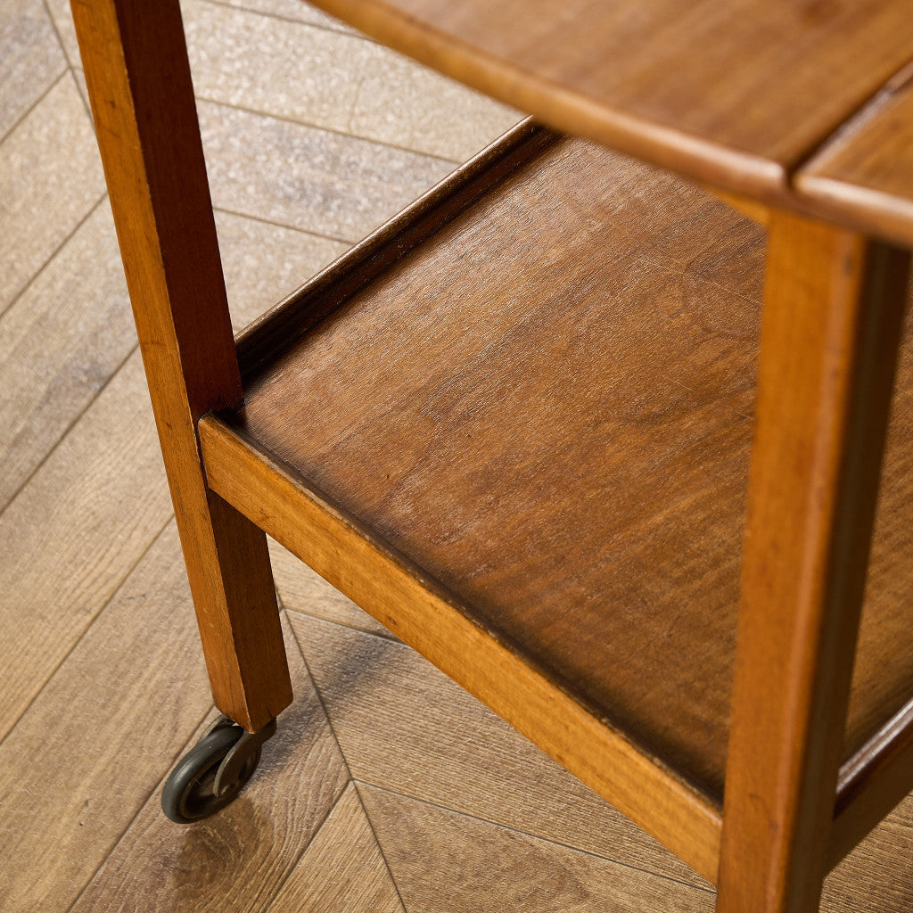 英国 ヴィンテージ ドロップリーフ トロリー ワゴン