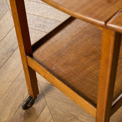 英国 ヴィンテージ ドロップリーフ トロリー ワゴン