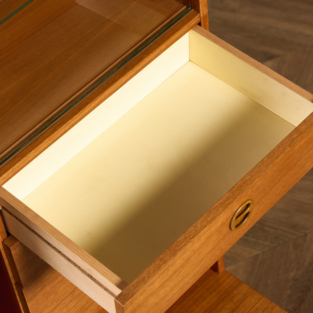 英国 ヴィンテージ ウォールユニット 本棚