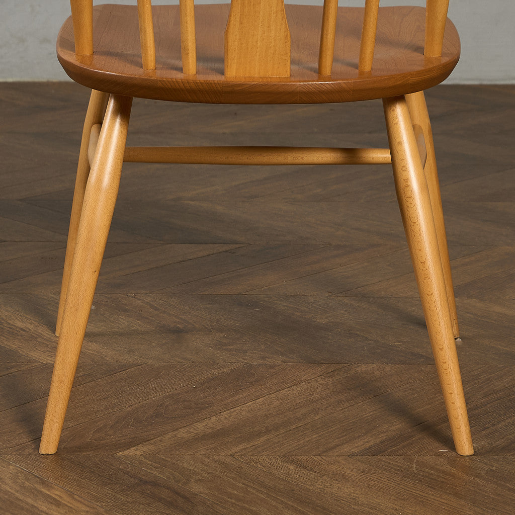 アーコール ERCOL スワンバックチェア ラウンドメタルラベル #97077