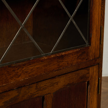 英国 クラシック オーク材 ブックケース