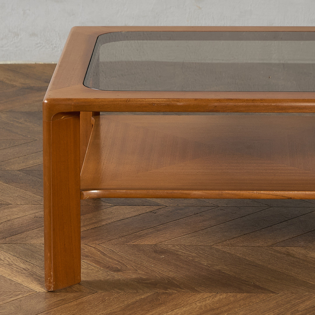 ネイサン Nathan ヴィンテージ ガラストップ コーヒーテーブル #97199