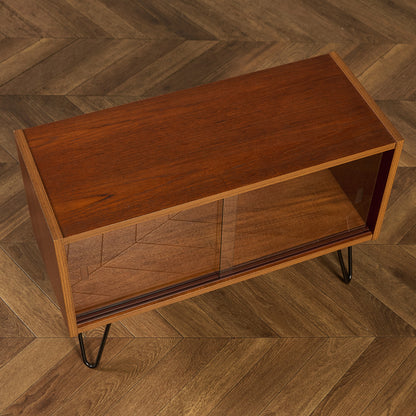 英国 ヴィンテージ ブックシェルフ カスタム アイアンヘアピンレッグ