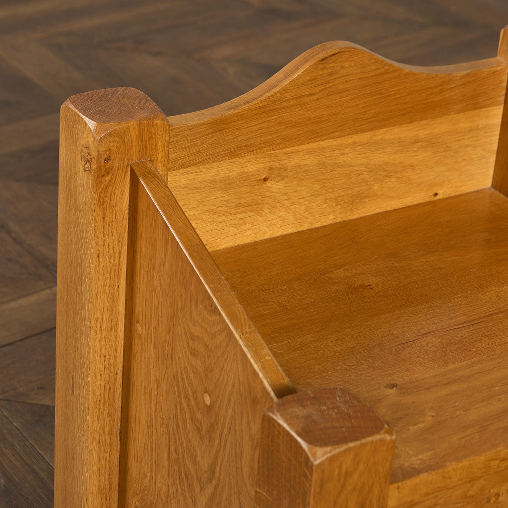 オランダ製 オーク 無垢材 サイドキャビネット