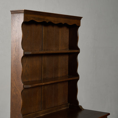 オーク材 ウェルシュドレッサー 食器棚