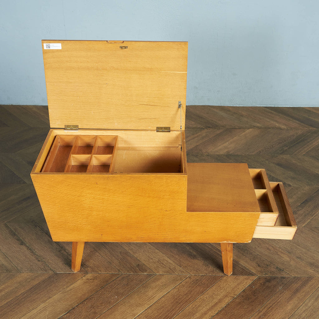 英国 ヴィンテージ ソーイングボックス #83825