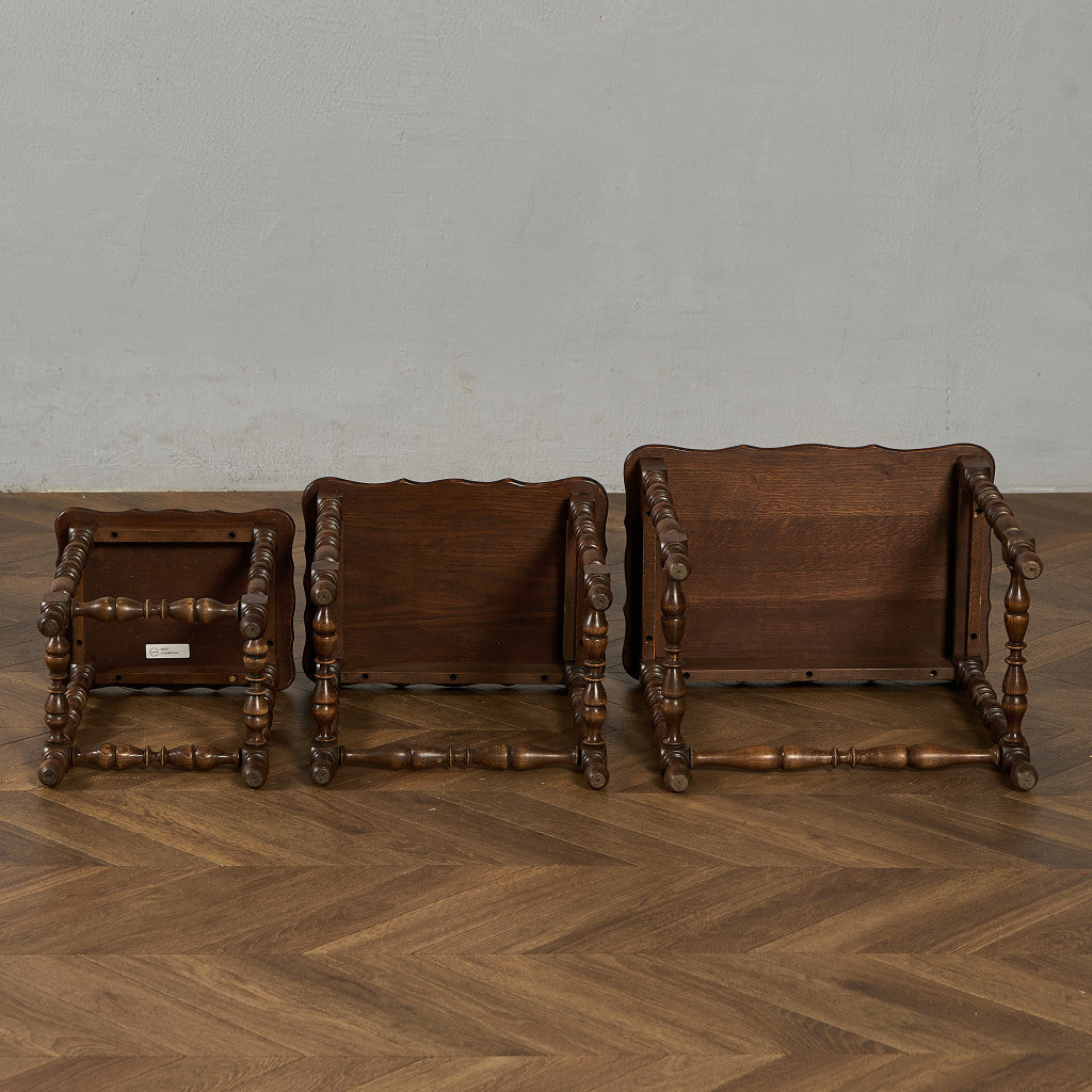 英国 クラシック オーク ネストテーブル