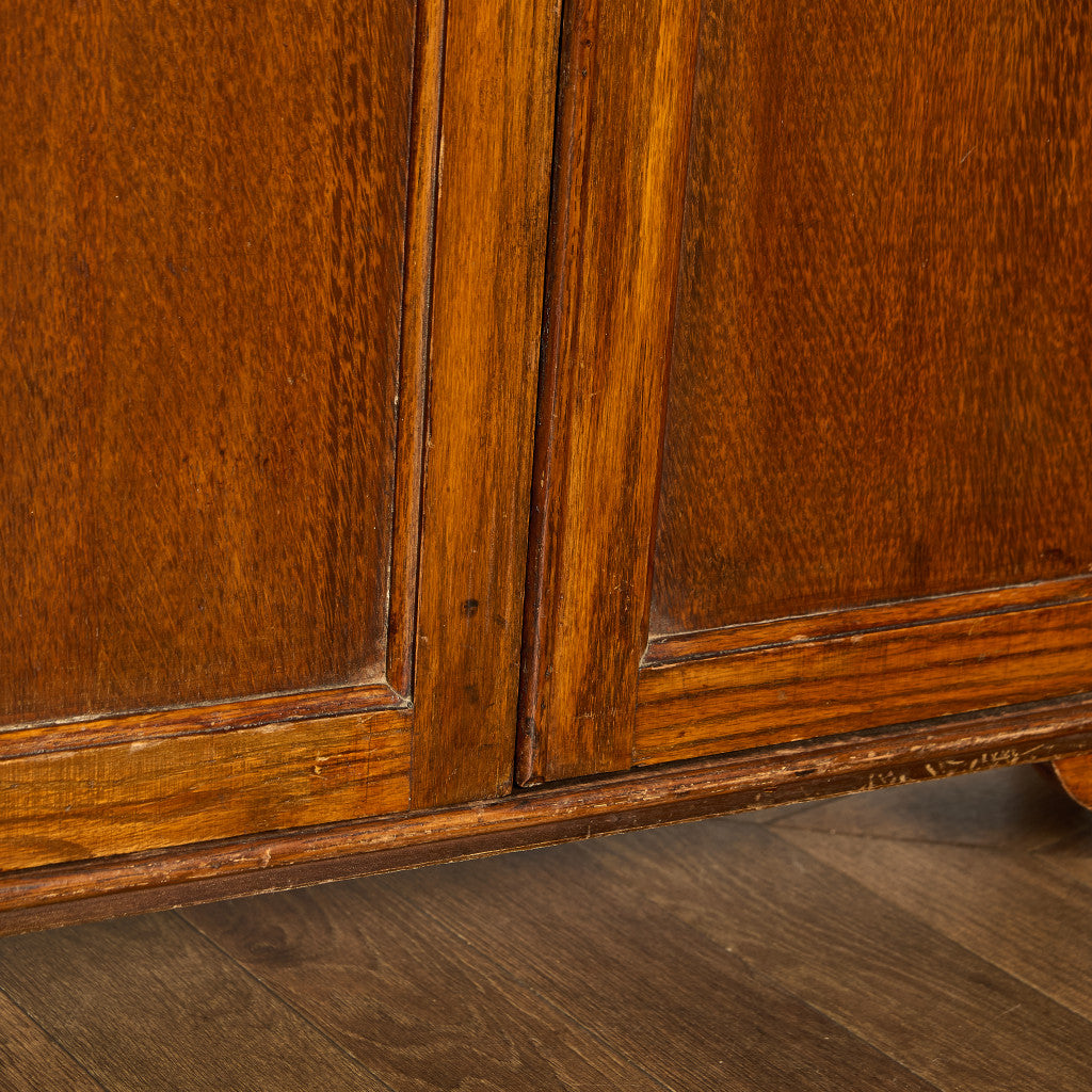 英国 クラシック オーク材 ブックケース 食器棚