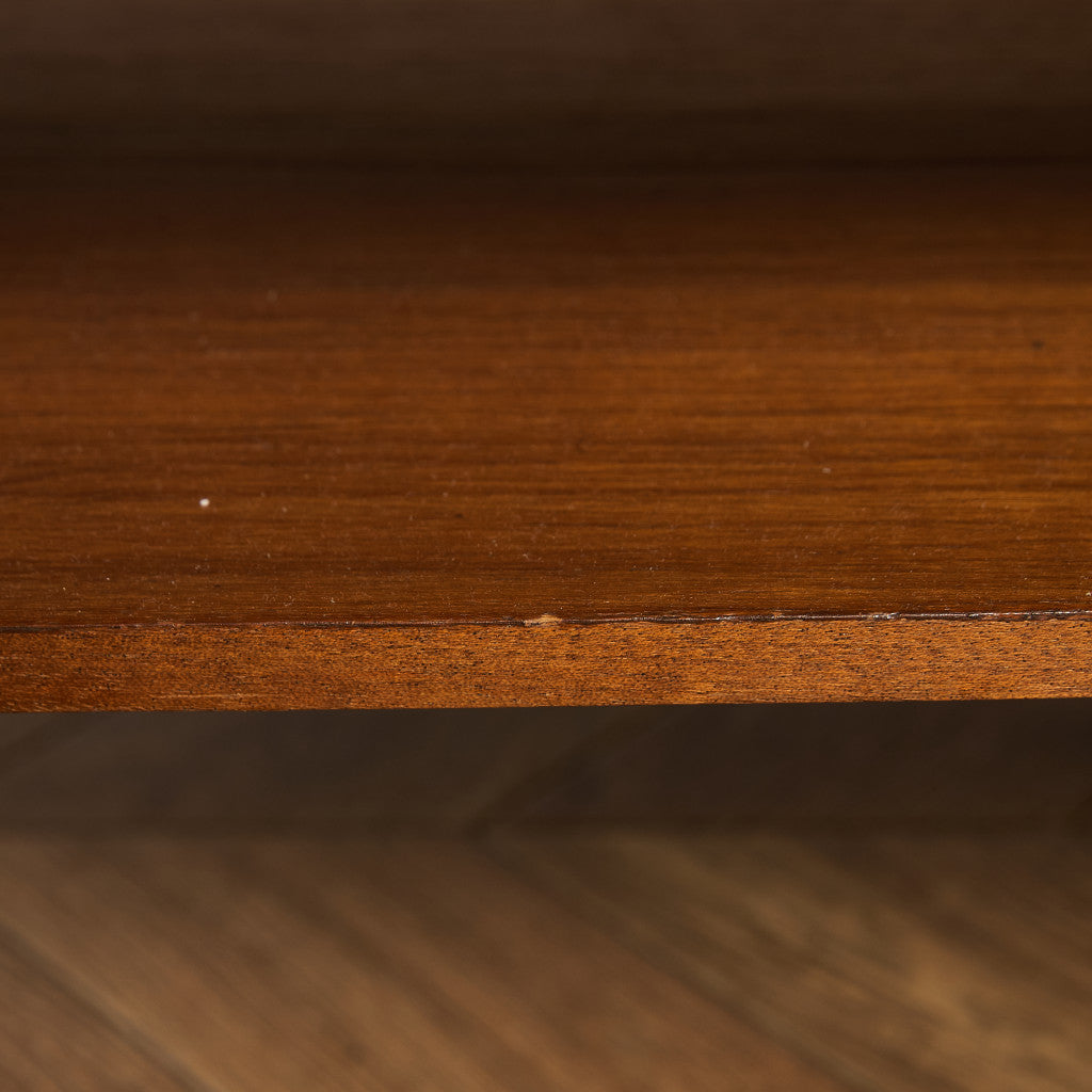 ヴィンテージ スモークガラストップ コーヒーテーブル