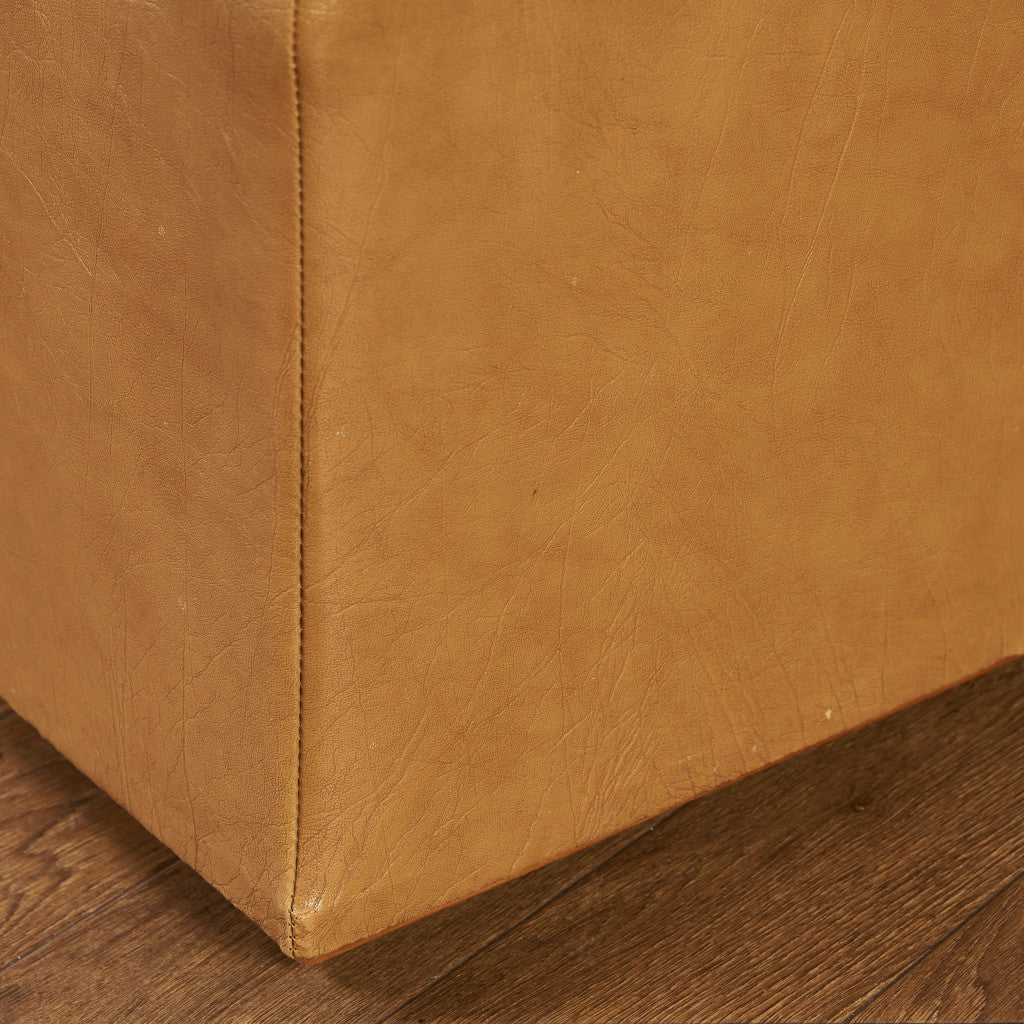 ヴィンテージ スツール付き ガラストップ センターテーブル