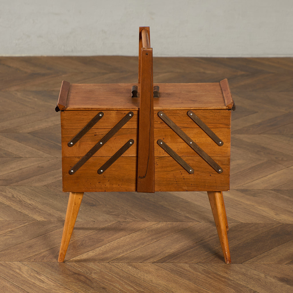 英国 ヴィンテージ ソーイングボックス