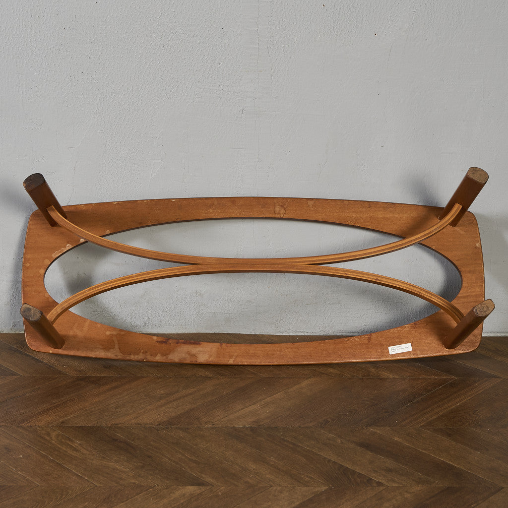 ネイサン Nathan ヴィンテージ スモーク ガラストップ コーヒーテーブル #97348