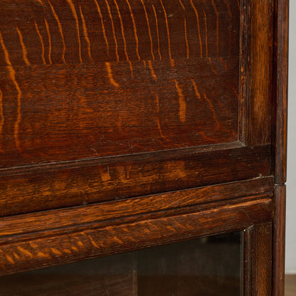 英国 クラシック スタッキング ビューロー ブックケース