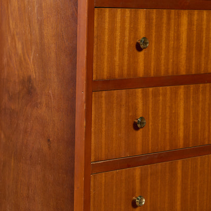 英国 ヴィンテージ 6段 トール チェスト