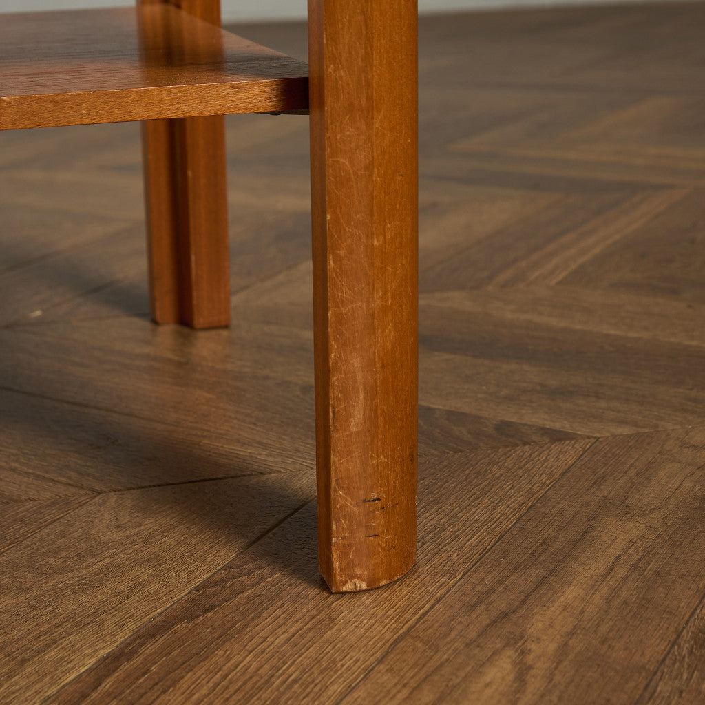 ヴィンテージ スモークガラストップ コーヒーテーブル