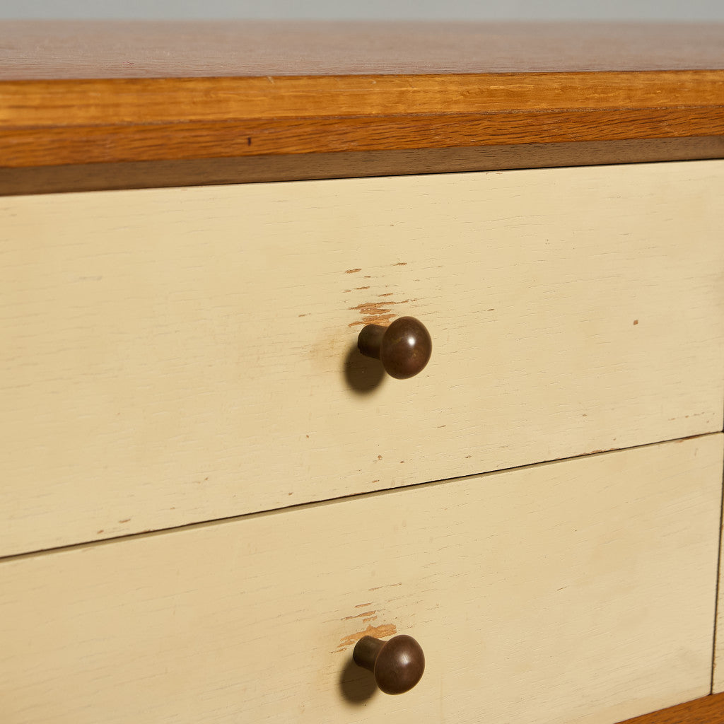 Chinese white ドロワー チェスト (B897)