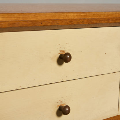 Chinese white ドロワー チェスト (B897)