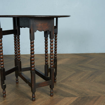 英国クラシック ドロップリーフ ゲートレッグテーブル