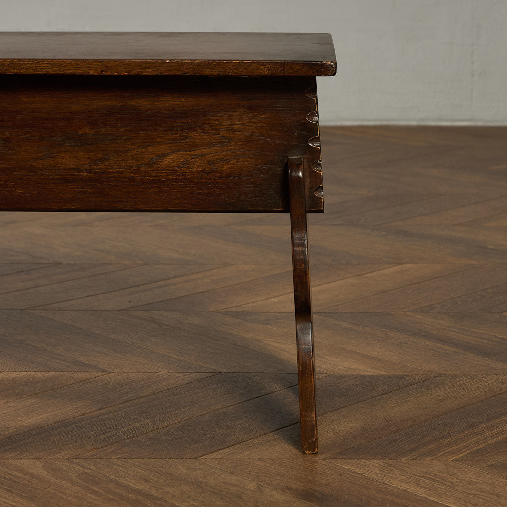 英国 クラシック 収納付 サイドテーブル