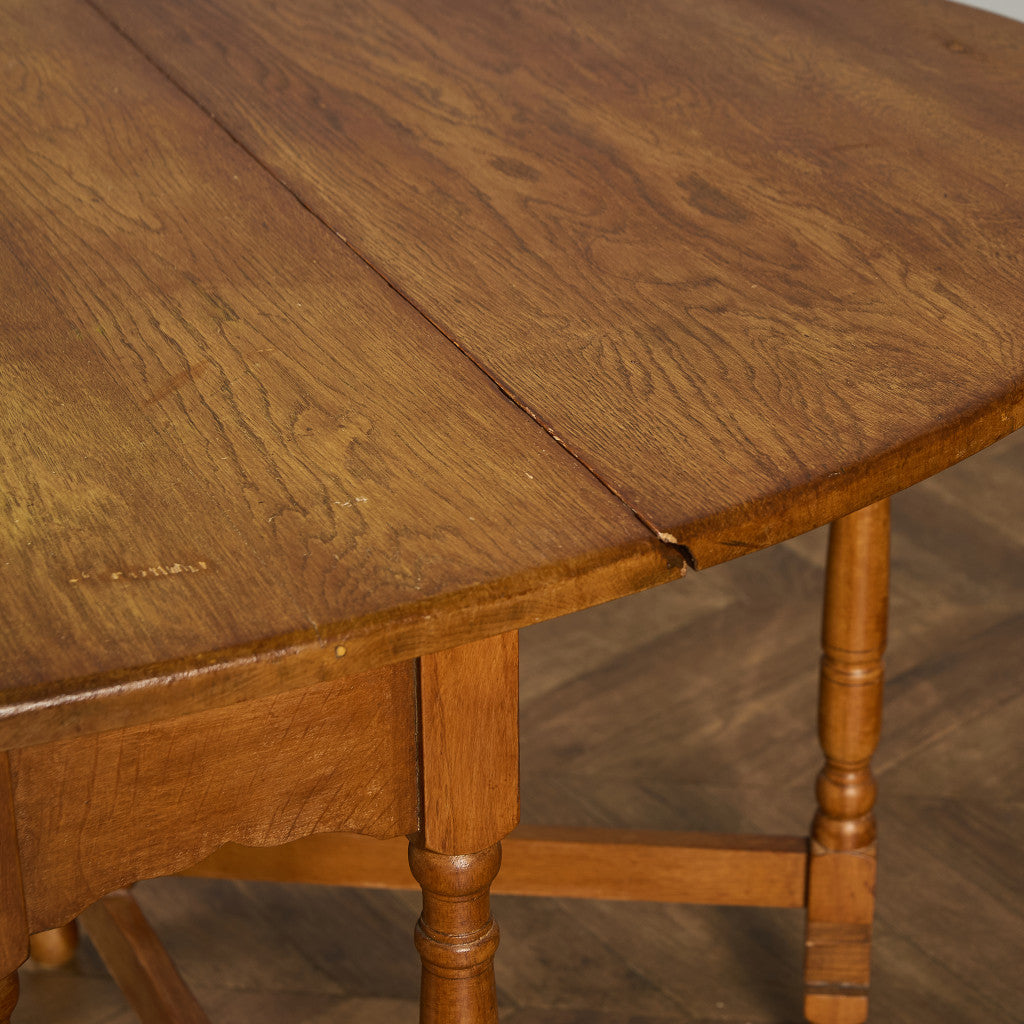 英国 クラシック ドロップリーフ ゲートレッグテーブル