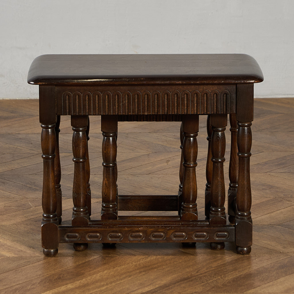 Priory オーク材 ネストテーブル