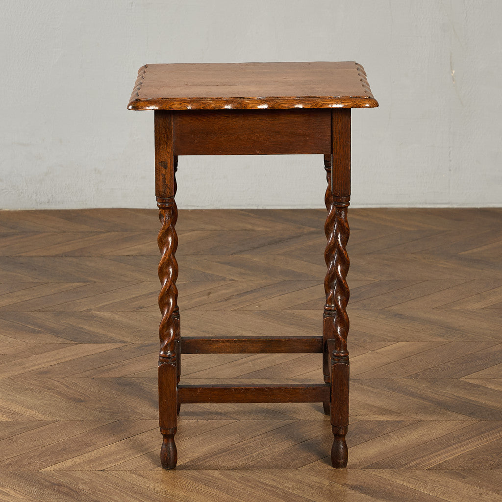 英国 クラシック バーリーシュガーツイスト サイドテーブル