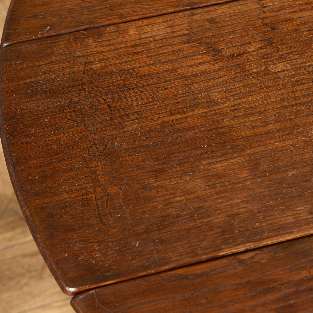 英国 クラシック ターントップ ドロップリーフ サイドテーブル