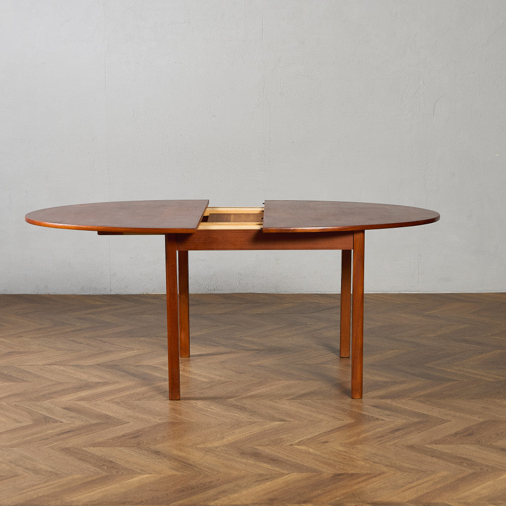 英国 ヴィンテージ オーバル ロング ダイニングテーブル #94160