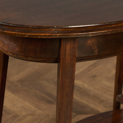 マホガニー材 サイドテーブル