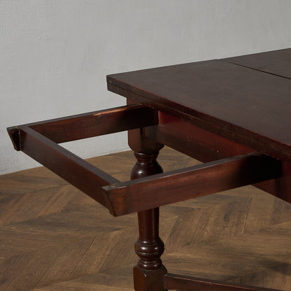 イギリス クラシック 拡張式 ダイニングテーブル