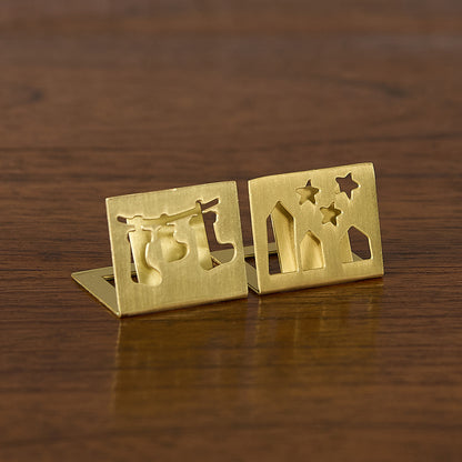 Christmas corner card holder / SetB