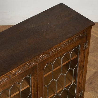 英国 クラシック オーク材 ブックケース