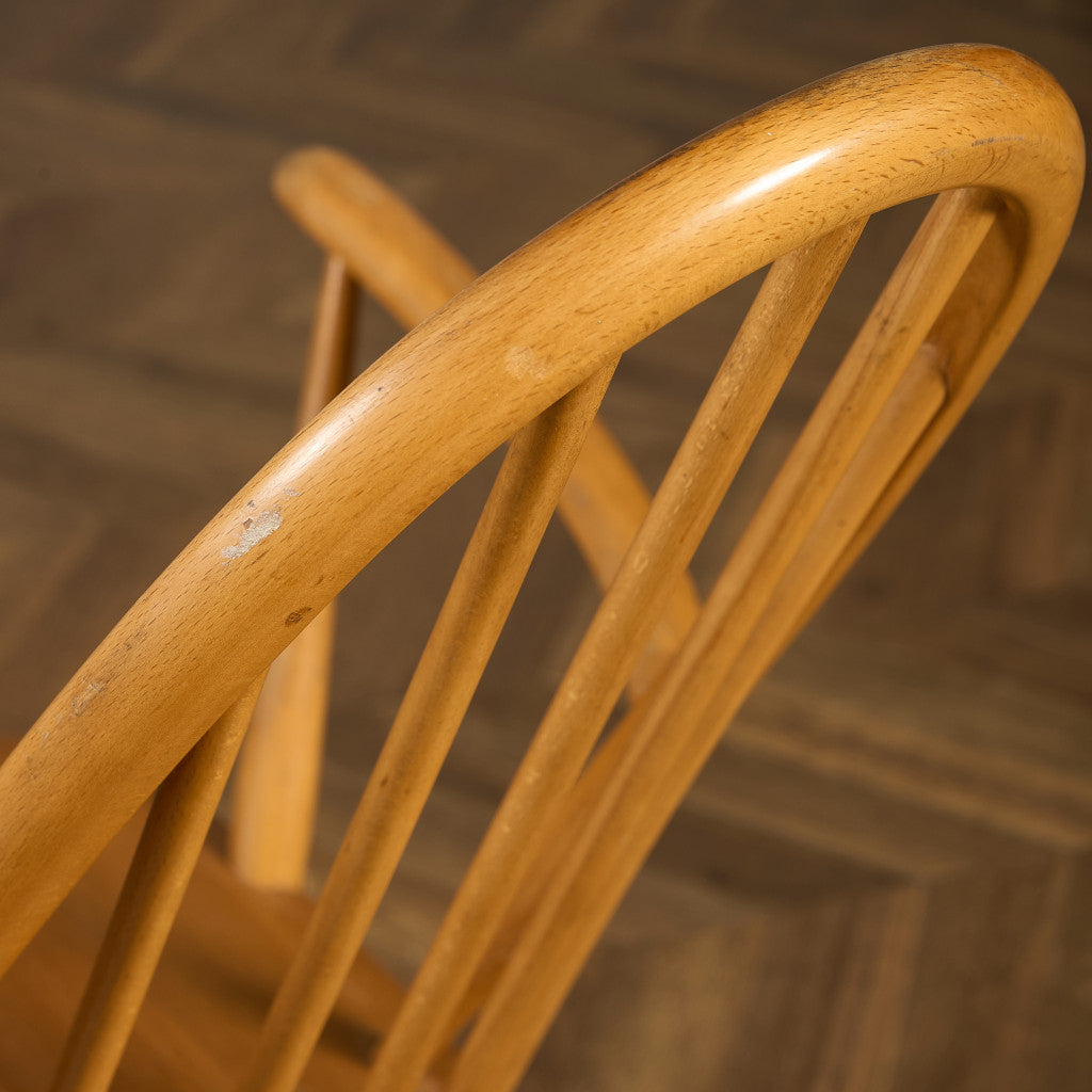 アーコール ERCOL ヴィンテージ クエーカー アームチェア ブルーラベル #89762