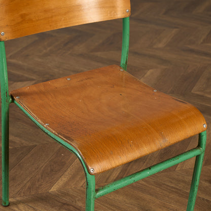 ヴィンテージ スタッキング スクールチェア