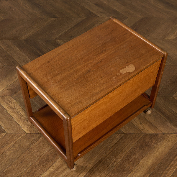 英国 ヴィンテージ ドロップリーフ トロリーワゴン