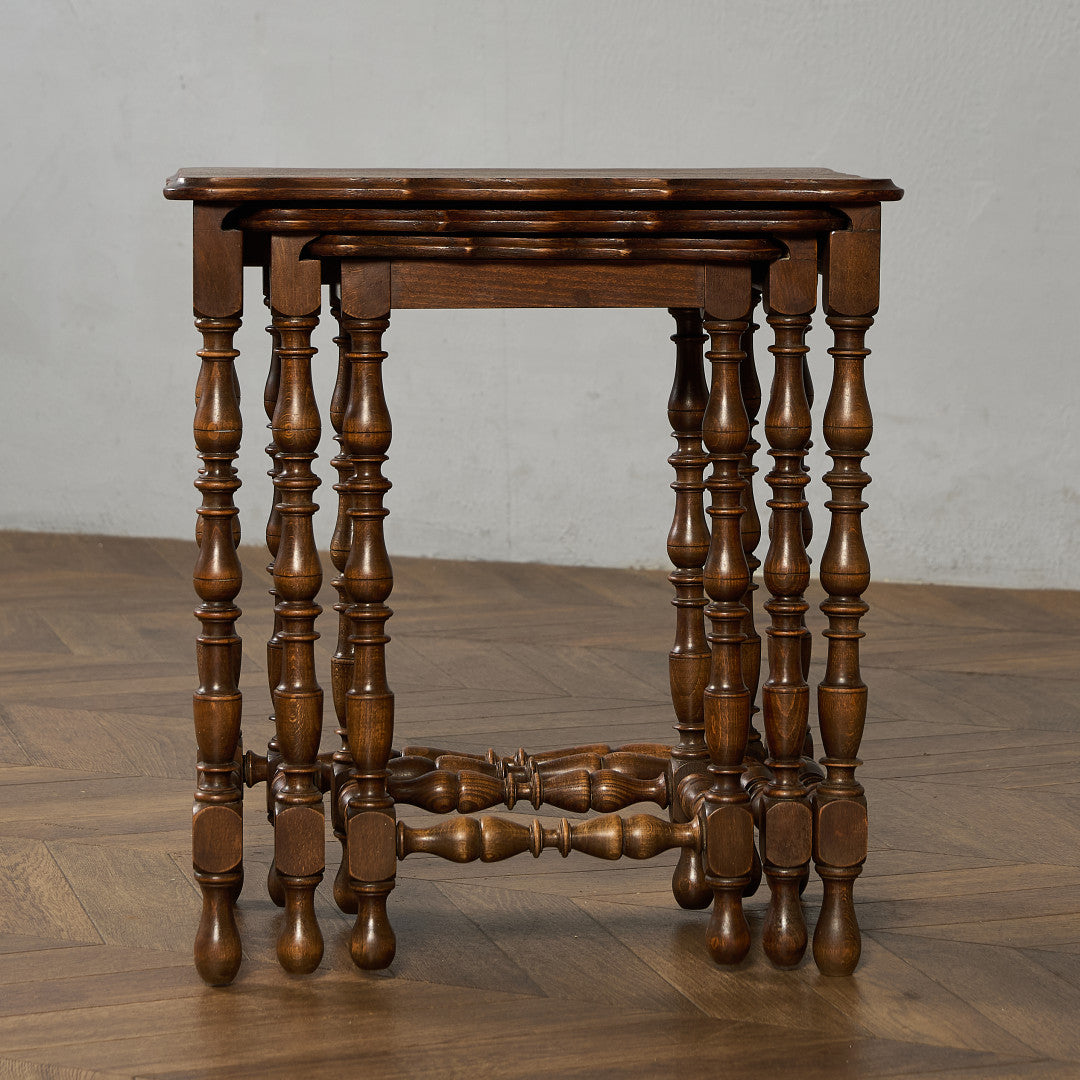 英国 クラシック オーク ネストテーブル